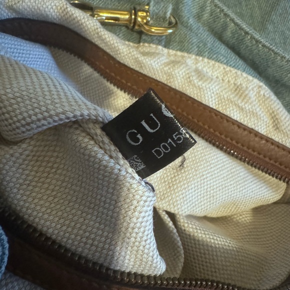 Authentic Gucci Soho Chain GG Denim Shoulder Bag - Picture 9 of 11